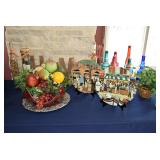 glass bottles/home decor