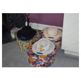 hat boxes/hats