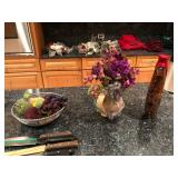 faux fruit/floral/kitchen bottle