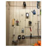 assorted garage items