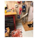 assorted garage items