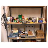 assorted garage items