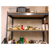 assorted garage items