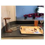 wine decanter/tray/etc.