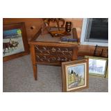 Side Table and Art