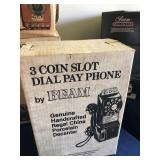 3 Coin Slot Dial Pay Phone by Beam