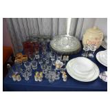 Glassware, Cookie Jar, & Serving Pieces 