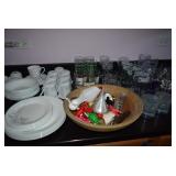Dishes, Glassware & Misc Kitchen Items