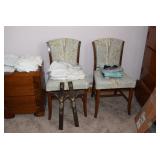 2 Chairs & Crucifix