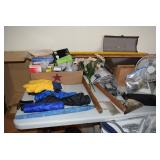 Umbrellas, Light Bulbs, Fan and Yard Tools