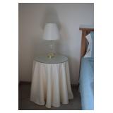 Side Table & Lamp