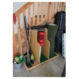 Golf Clubs & Assorted Household Items