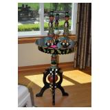 Side Table & Candles Holders