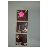 3 Small Decorative Mirrors