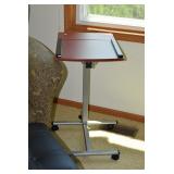 Portable Side Table on Wheels