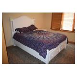 Broyhill White Bed 