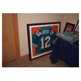 Autographed Miami Dolphins Framed Jersey Bob Griese