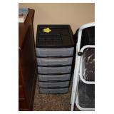 6 Drawer Plastic Cart