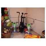 Exercycle, toys