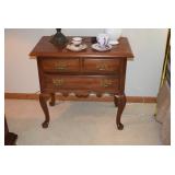Nightstand, Lamps, & Decor