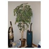 Vacuum Cleaners & Silk Tree in Basket