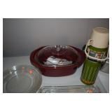 Thermo, Casserole Dish, & Glassware