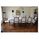 David Michael Dining Room set with 8 chairs -  Private showing available