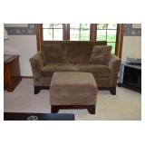Love Seat & Ottoman