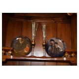 Norman Rockwell Collector Plates & Fluted Glasses