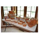 Longaberger Baskets with Liners