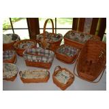 Longaberger Baskets with Liners