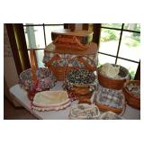 Longaberger Baskets with Liners