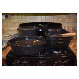 Enamel Roasting Pans & Stock Pot