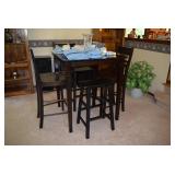 Table with 2 Chairs & 2 Stools