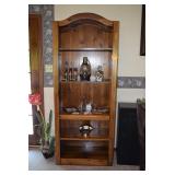 Cabinet with Shelves & Home Decorations