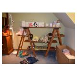 Shelving Rack, Precious Moment Figures, & Children