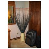 Plant Arrangement in Vase & Luggage