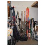 Snow Ski Equipment,Golf Clubs, & Bag