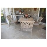 Patio table with 4 chairs