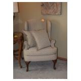 Chair with pillows
