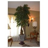 Artificial plant in pot