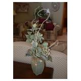 Artificial plant in vase