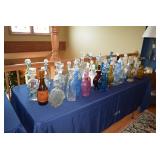 Decorative glass bottles & decanters