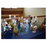 Decorative glass bottles & decanters