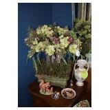 Artificial floral plant & home decor