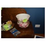 Capodimonte rose vase