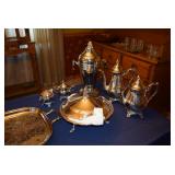Silver serving pieces