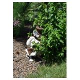 Outside figurine
