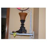 Metal corner shelf