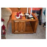 Side table, candle holders